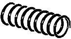 Kadee No 850 O Scale Coupler Centreing Springs for 805 couplers. 1 Dozen.