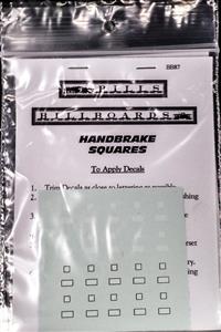 Handbrake Squares Decals Handbrake Squares Decals