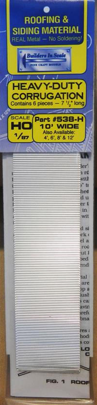 Heavy Duty Strip Corrugation 7.5 Heavy Duty Strip Corrugation 7.5