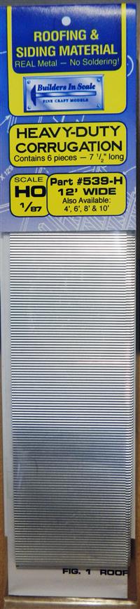 Heavy Duty Strip Corrugation 7.5 Heavy Duty Strip Corrugation 7.5