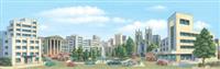 Backscene Large City Center Backscene Large City Center