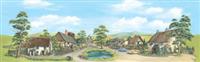 Backscene Small Village Backscene Small Village