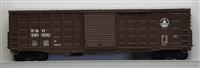 B&O 50 ft Boxvan 480000. No couplers. B&O 50 ft Boxvan 480000. No couplers.