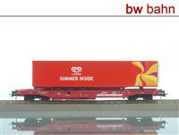 1:87 Roco 47633 Einheitstaschenwagen DB AG mit Langnese Auflieger Kombiwaggon 1:87 Roco 47633 Einheitstaschenwagen DB AG mit Langnese Auflieger Kombiwaggon