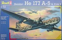 1:72. Heinkel. He 177 A-5 & Fritz X. As new. Unused. 1:72. Heinkel. He 177 A-5 & Fritz X. As new. Unused.