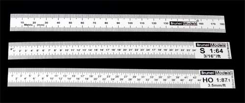 1/160 NEW Long Scale Ruler For Modelers in N Scale 